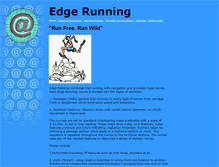 Tablet Screenshot of edgerunning.com